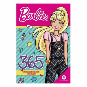 Livro Infantil Barbie 365 Atividades para Colorir 9759 Ciranda cultural - UN