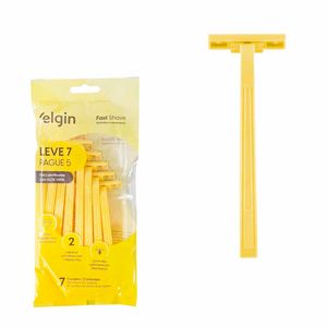 Barbeador Descartável Fast Shave 2 Lâminas 0007 Elgin - 7UN
