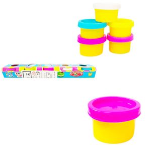 Massa para Modelar com 5 Cores 3662 Plasticine - EST
