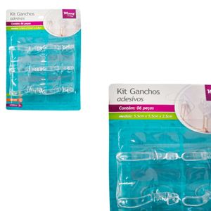 Gancho Plástico com Adesivo OGG01024 Wincy - UN