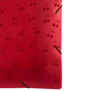 Pasta Plástica Aba Elástica A4 Cherry 0470 Dello - UN