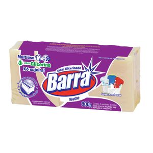 Sabão em Barra Glicerinado 180g Neutro 0588 Barra - 5UN