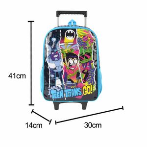 Mochila de Rodinhas Teen Titans Azul IC37872TG Luxcel - UN