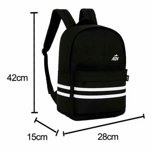 Mochila Juvenil Adventeam Preto MS47814AV Luxcel - UN